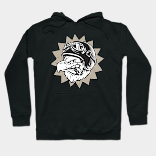 Rebel Eagle Motorcycle Design Hoodie